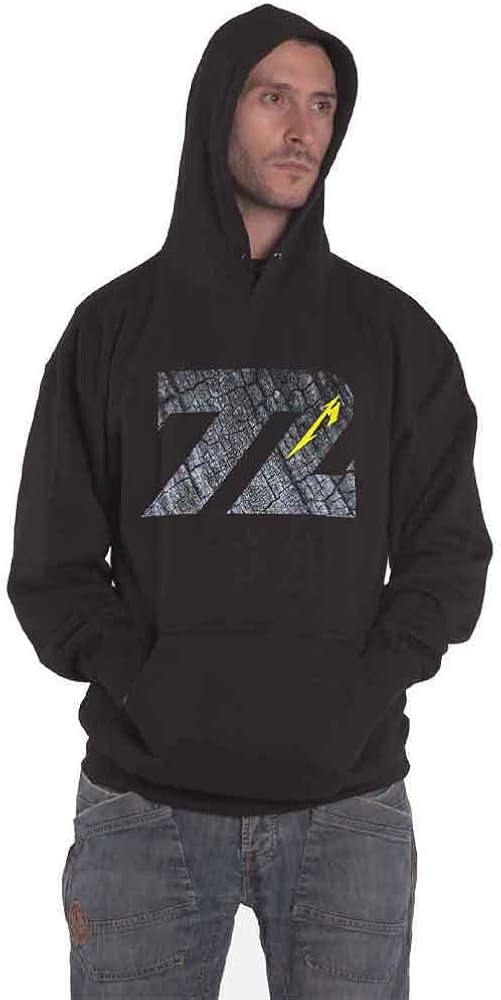 Metallica 72 Seasons Charred Logo - Sudadera con capucha para hombre, color negro