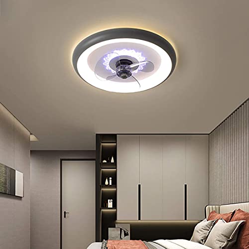 Ventilateur de plafond invisible pour un salon moderne et rafraîchi