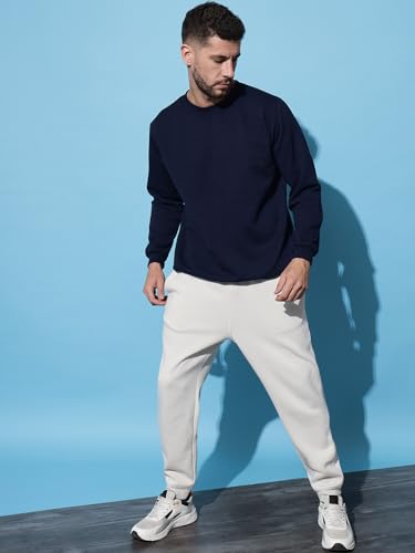 Image of SPUNN Men's Cotton Round Neck Full Sleeves Sweatshirt.