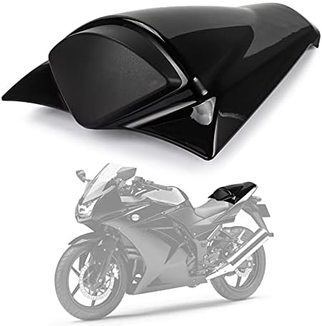 PSLER Rear Seat Cover Rear Seat Fairing Cover for Kawasaki Ninja 250R ZX250R EX250 2008-2012(Black)