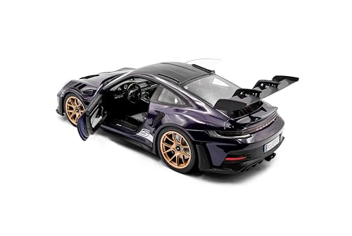 Solido Porsche 911 GT3 RS Viola Purple Metallic 1:18 miniatura 7
