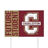 Desert Cactus College of Charleston Cougars 12x18" Graduate Graduation Celebration Yard Sign Graduates Outdoor Lawn Display with Stakes (Grad Sign 4)