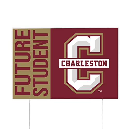 Desert Cactus College of Charleston Cougars 12x18" Graduate Graduation Celebration Yard Sign Graduates Outdoor Lawn Display with Stakes (Grad Sign 4)