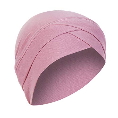 Women Wrap Turban Hat Turban Muslim Scarf Women Solid Cap Ruffle Wrap Baseball Caps Baseball Apparel