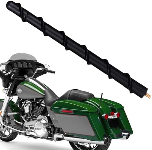 Harley Antenna Plug 33" AM/FM Antenna For Harley Davidson Touring Models ( 1986-2024) - Street Glide, Road Glide, Ultra Black Conductive Rubber Motorcycle Antenna - Foto 10