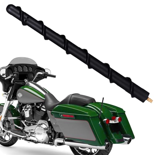 Acdogeer Short Motorcycle Antenna for Harley Davidson Accessories Tour Electra Road Street Glide Trike Ultra Classic CVO 1989-2025