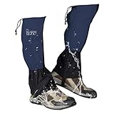 IDAND Leg Gaiters Waterproof Snow Boot Gaiters for Snowshoeing, Hiking, Hunting,...