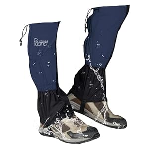 Leg Gaiters Waterproof Snow Boot Gaiters for Snowshoeing, Hiking, Hunting, Running, Motorcycle Anti-Tear Oxford Fabric, TPU Instep Belt Metal Shoelace Hook for Outdoor