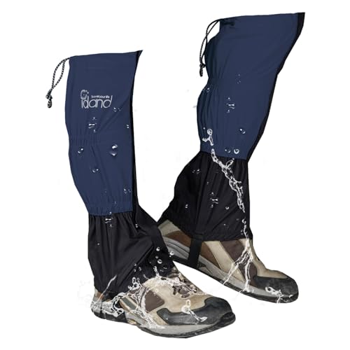 Leg-Gaiters-Waterproof-Snow-Boot-Gaiters-for-Snowshoeing-Hiking-Hunting-Running-Motorcycle-Anti-Tear-Oxford-Fabric-TPU-Instep-Belt-Metal-Shoelace-Hook-for-Outdoor