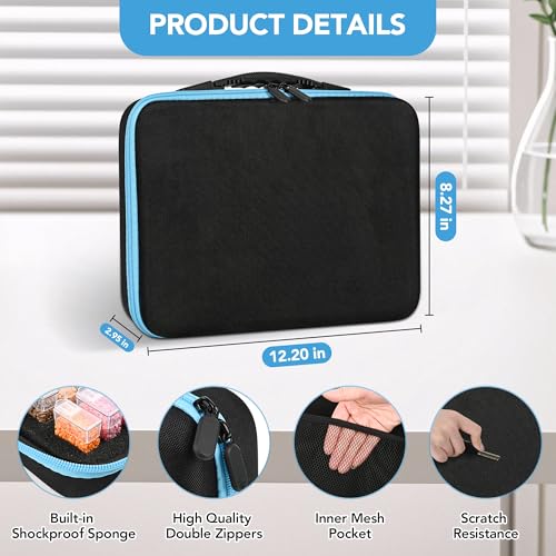 Image of MERATIA Diamond Painting Storage Case Organizer, 80 Slots with Accessories