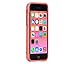 Case-Mate Tough Naked Case for iPhone 5C - Retail Packaging - Clear/Coral Bumper