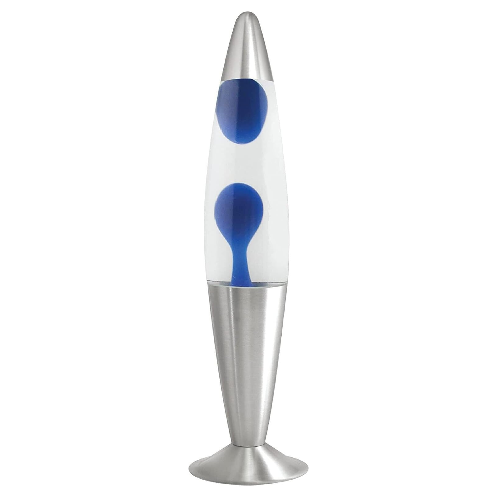STEK 16 Inch Retro Rocket Magma Lamp, Relaxing Mood Lifting Lamp with Aluminum Base Peaceful Motion Wax Liquid Vintage Mood Light Nostalgia Relaxing Mood Light for Decoration & Relaxation Wax Rocket