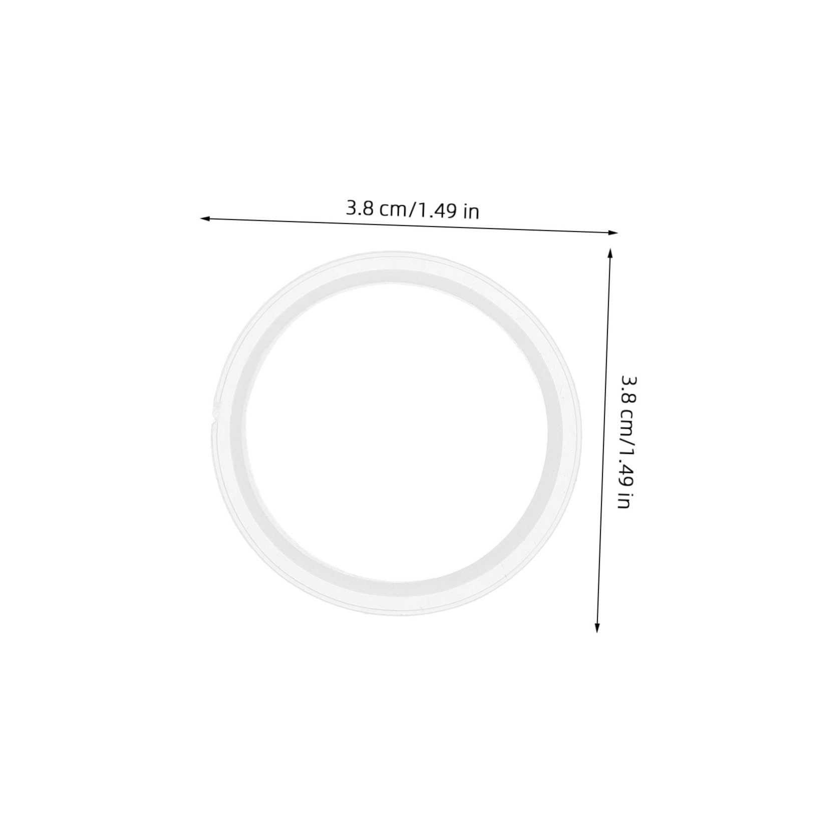 SOLUSTRE 10pcs Silicone Gasket Tub Drain Seal Ring Bathtub Drain Plug Gasket Sink Stopper Gasket for Bathrooms and Kitchens