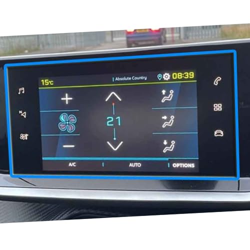 Verre trempé Peugeot 208 protection écran tactile GPS E208 voiture 2020 2021