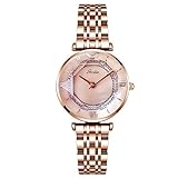 RORIOS ファッションレディース腕時計 欧米スタイル ステンレス クオーツ 女性 アナログ ウォッチ 人気 おしゃれ 通勤 デート ウォッチ