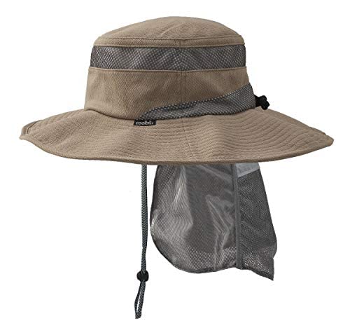 Chapeau de poche glacée anti-UV avec rabat de protection pour le jardinage et le plein air
