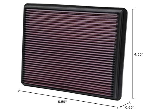 K&N 33-2129 Engine Air Filter: Increase Power & Towing thumb #5