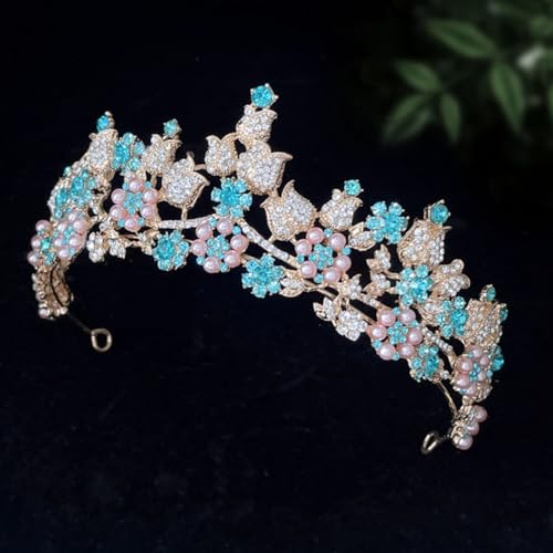 Tiara de boda elegante como obsequio especial para novias e invitadas 4