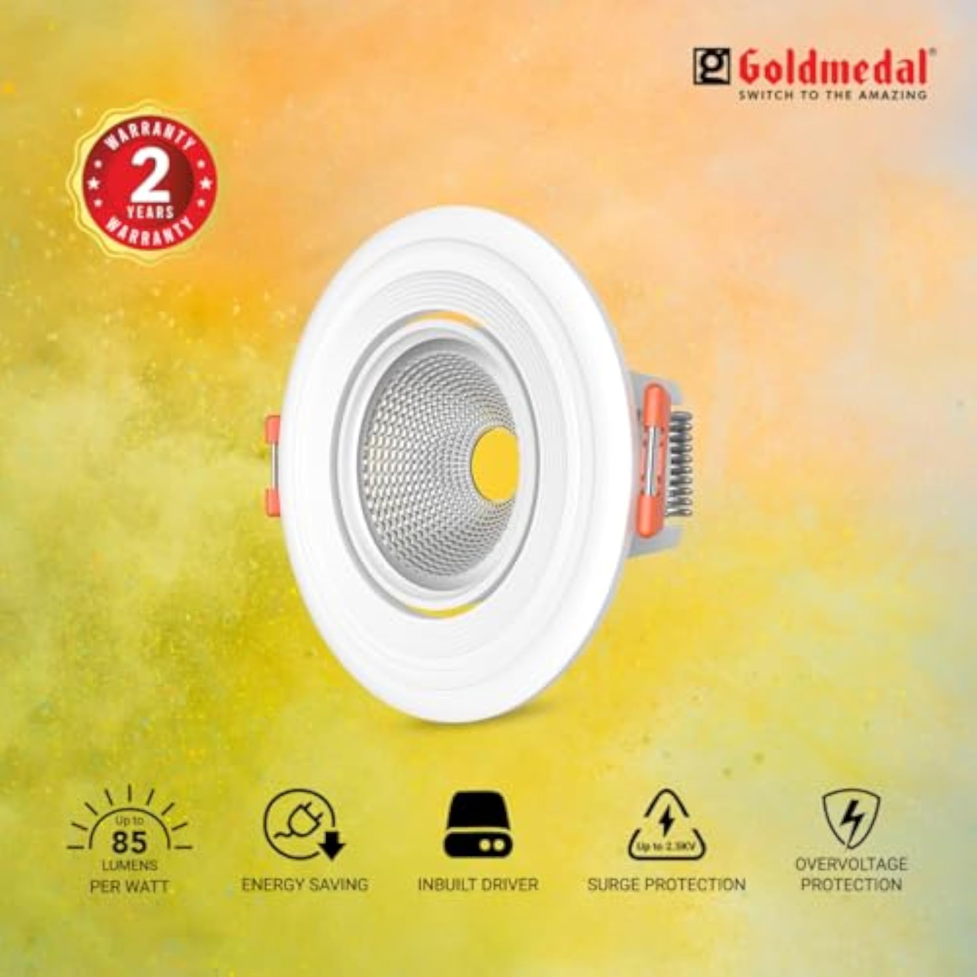G-Spin Mini 3W LED Round Spot Light for Home & Office, Pack of 1