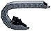 Igus 3480-100-200-0 Energy Chain Cable Carrier, Polymer, Hinge-Open Tube, 1.65 Max Cable Diameter, 1.77" Inner Height, 3.94" Inner Width ,7.87" Bend Radius, 3ft" Chain Length
