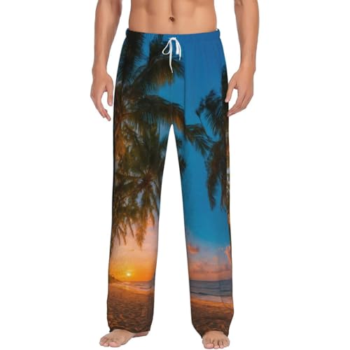 Pantalon de pyjama homme imprimé doux anti-frottement haut de gamme