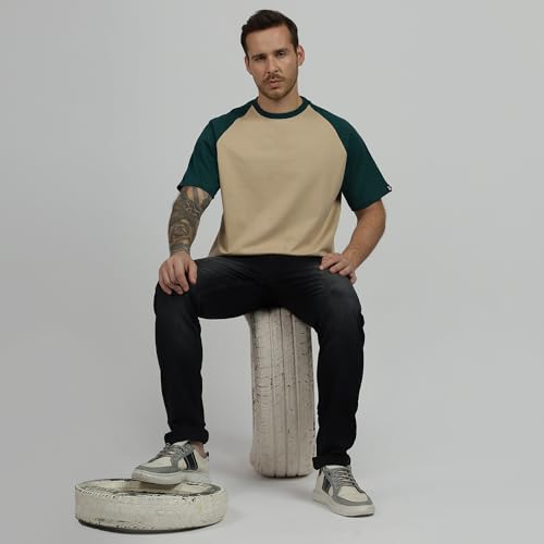 Image of BE SAVAGE Raglan 210 GSM T-Shirt for Men Casual Wear T Shirt T Shirts for Men