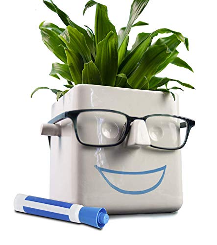 30 Watt, FACE Plant | Novelty Planter That Holds Your Plants, Glasses and You can Draw on it. Elegant Ceramic Vase for Succulents, Cacti or Your Average Fern for Your Home. 6 30 Watt, FACE Plant | Novelty Planter That Holds Your Plants, Glasses and You can Draw on it. Elegant Ceramic Vase for Succulents, Cacti or Your Average Fern for Your Home. - Image 6
