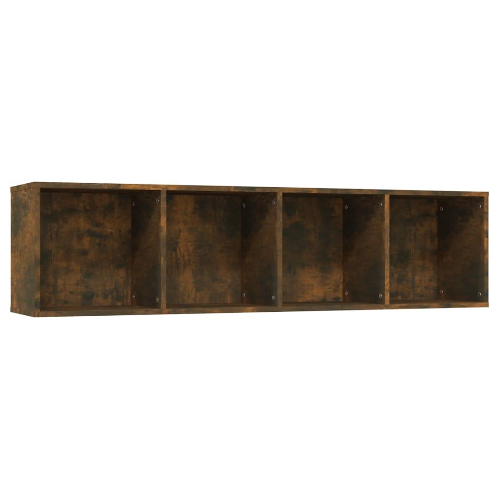 Generisch Bücherschrank/TV-Schrank Räuchereiche 143x30x36cm Holzwerkstoff,Möbel,Regalsysteme,Wandregale-815270