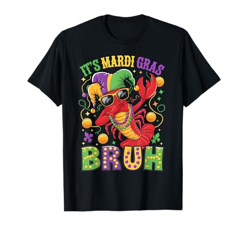 It's Mardi Gras Bruh Dabbing Crawfish Carnival Kid Toddlers Maglietta