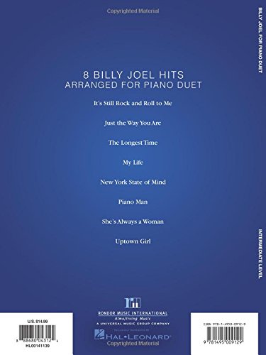 Billy Joel for Piano Duet: 1 Piano, 4 Hands / Intermediate Level - Image 2