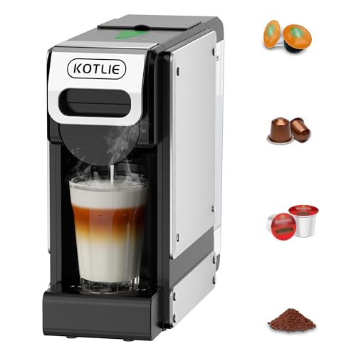 Image of KOTLIE Single Serve Coffee Maker for K*cup, Nes Original,Dol*e Gusto,and Grounds, 34 Oz Reservoir with 7 Water Flow Settings, Ideal for Homes, Offices and RVs (ST-550)