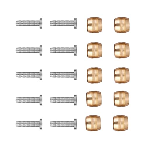 10er Set Olivenschlauch, Olivenverbindereinsatz für Fahrradersatzteil (BH90)
