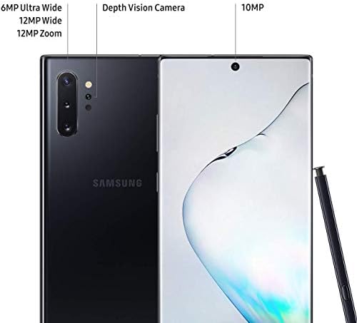 Samsung Galaxy Note10+ 5G Single-SIM 512 GB 6.3-Inch Android Smartphone - Aura Black (UK Version) (Renewed)