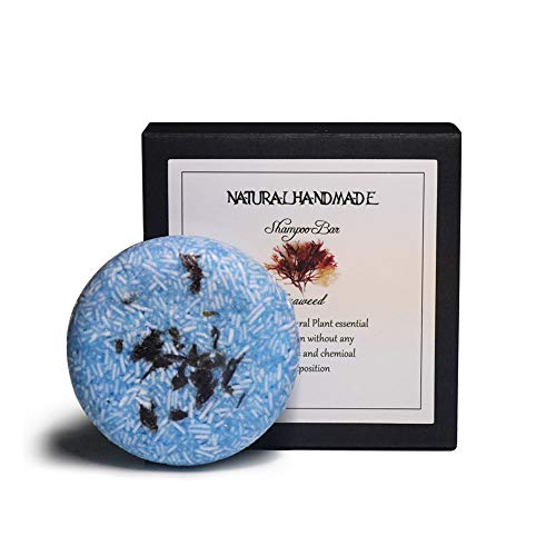 Seaweed Conditioning Shampoo Bar For Hair,Taykoo Organic Plant Essence Oil Hair Hampoo Soap & Conditioner Handmade Soap-Plastic Free …