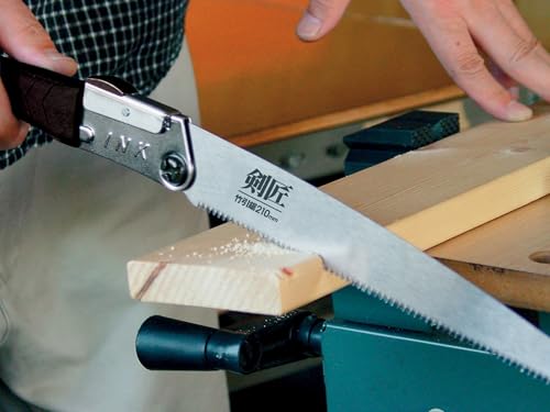 新潟精機(Niigataseiki) 剣匠 日本製 燕三条産 折込竹引鋸 210mm 竹/生竹/一般木材/集成材 切断用 2枚目