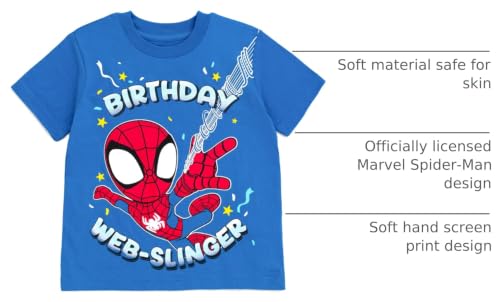 Image of Marvel Short Sleeve T-Shirt Toddler to Big Kid