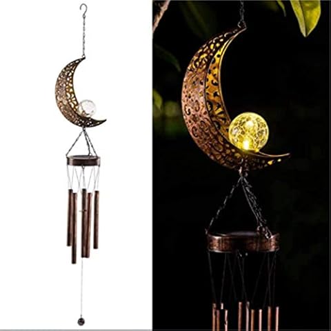lifemet Solar Metal Wind Chime Light Cover