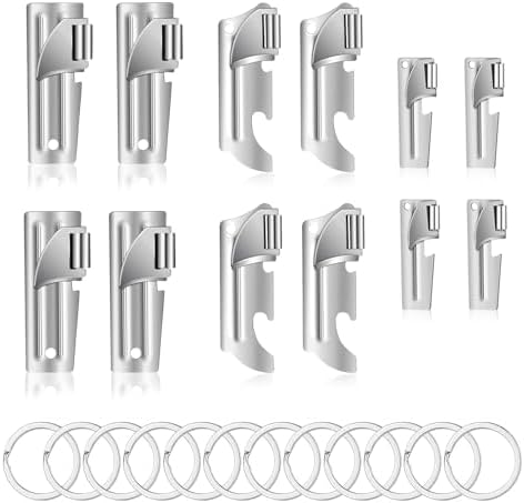 Ouvre-boîtes P-38 Et P-51 En Acier Inoxydable - Portable, Trou Pour Porte-clés - Pour Camping, Voyage