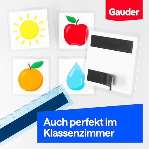 GAUDER Magnetband selbstklebend stark - Magnetstreifen zuschneidbar mit hoher Haftkraft - Magnetklebeband mit starkem Kleber - Magnetklebestreifen mit optimierter Magnetkraft (3 m x 15 mm)