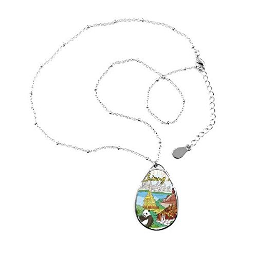 Pendentif Thaïlande en goutte d'eau à porter au quotidien pour un style évasion unique