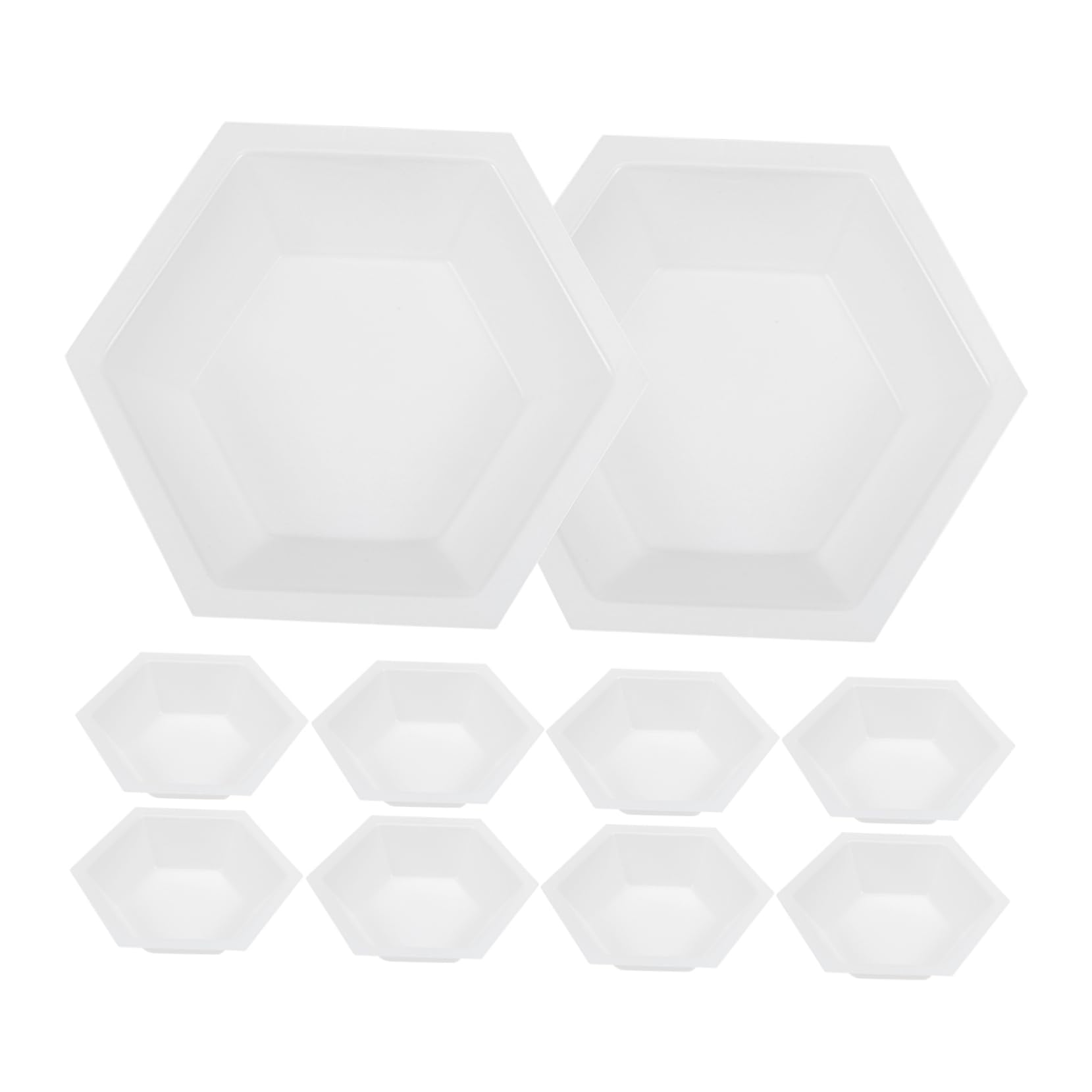 KICHOUSE 10pcs Weighing Dish Measuring Weigh Boat Sample Storage Trays Laboratory Equipment Lab Weighing Tray Small Weighing Trays Weighing Pans Weighing Plate Sample Plates Beige