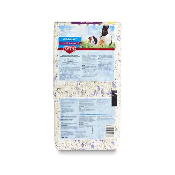 Kaytee clean & cozy lavender bedding for pet guinea pigs, rabbits, hamsters, gerbils, and chinchillas, 24. 6 liters - image 3