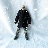 MKNBRSJ Handmade 1/18 Scale Stand-up Collar Medium Coat Jacket Clothes Action Figure Accessory for 3