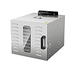 食品乾燥機 ドライフルーツ 10層 フード ドライヤー 野菜と果物の肉脱水機までの 乾燥 智能温度制御 業務用 家庭用 食品グレード304 ステンレス鋼 110V