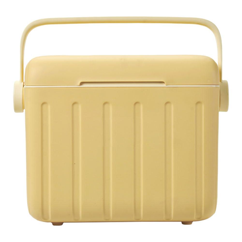 Fiorky 6L Cool Box, Cooler Box, Ice Box | Camping Cooler Box Multipurpose Insulated Ice Chest Portable Ice Bucket Outdoor Hard Cooler for Outdoor, Camping, Fishing, Beach, Picnic, Festival