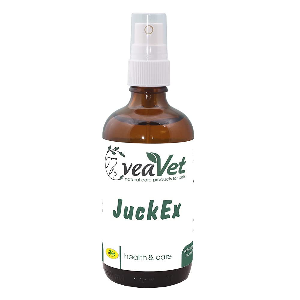 cdVet Naturprodukte VeaVet JuckEx Pflegespray 100 ml - natürliche Hautpflege bei Juckreiz für Hund, Katze und Pferde