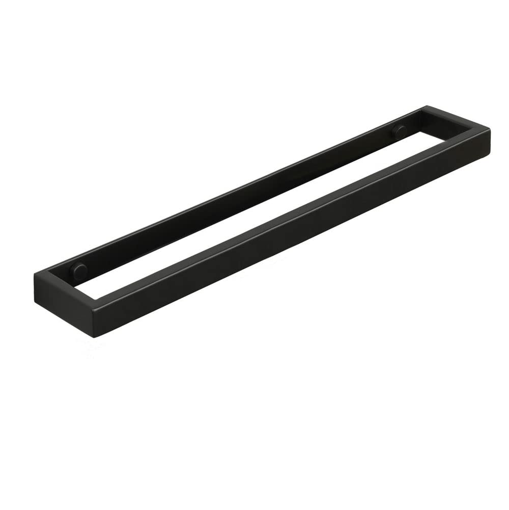 Porte-serviettes noir mat autocollant pour organiser la cuisine et les wc