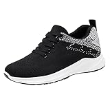 KEIZHUONIQIU Laufschuhe Sale Freizeit Sportschuhe 43 Sale Tennisschuhe Damen Sneaker Schwarz Leder HöGl Running Shoes Women White Traillaufschuhe 43 Mode Walkingschuhe Sommer