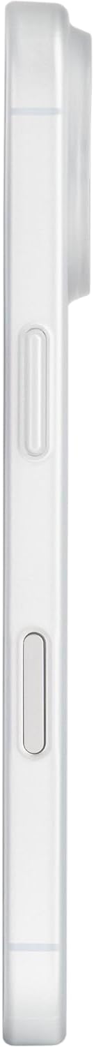 totallee Thin iPhone 17 Case Scarf, Thinnest Cover Ultra Slim Minimal - for Apple iPhone 17 (2025) (Frosted Clear)