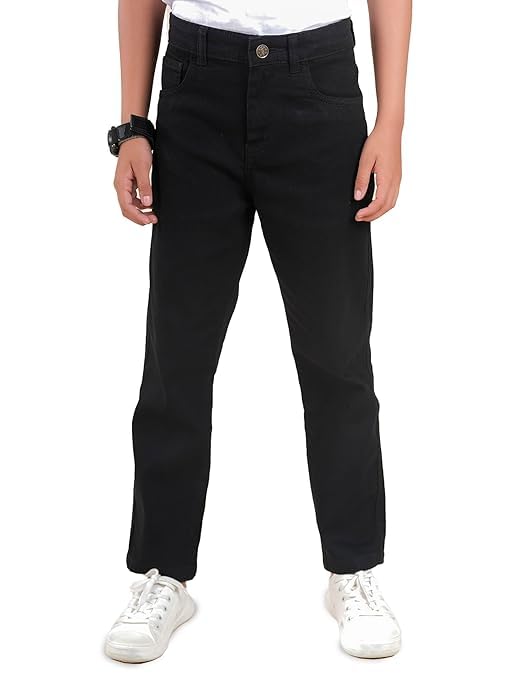 Boy's Slim Fit Mid Rise Stretchable Jogger Jeans Stylish Casual Wear Jeans with 5 Pocket Design | Trendy Everyday Bottom Wear-image-39